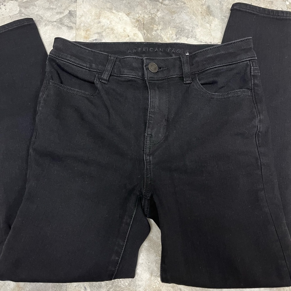 American eagle black skinny jeans - Picture 1 of 3